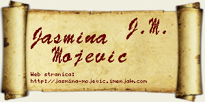 Jasmina Mojević vizit kartica